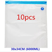 Load image into Gallery viewer, Vacuum Food Bag Sealer Hand Pump Food Sealer Vacuum Reusable Silicone Food Bag Home kitchen Storage zip packs vacuum sealer