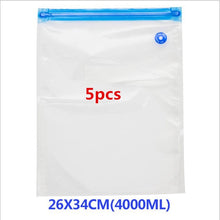 Load image into Gallery viewer, Vacuum Sealer Vacuum bags For Food Storage With Pump Reusable Food Packages Kitchen Organizer(Containing 5pcs bags) Vacuum pump