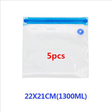 Load image into Gallery viewer, Vacuum Sealer Vacuum bags For Food Storage With Pump Reusable Food Packages Kitchen Organizer(Containing 5pcs bags) Vacuum pump