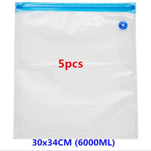 Load image into Gallery viewer, Vacuum Sealer Vacuum bags For Food Storage With Pump Reusable Food Packages Kitchen Organizer(Containing 5pcs bags) Vacuum pump