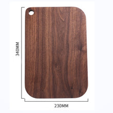 Load image into Gallery viewer, Black Walnut Whole Wood Kitchen Solid Wood Rootstock Fruit Cutting Board Lacquerless