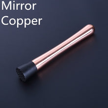 Load image into Gallery viewer, Bar Cocktail Muddler Mojito Stainless Steel Bar Mixer Barware DIY Drink Fruit Muddler Crushed Ice Barware Bar Tool