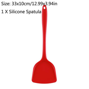 10Pcs/set Nonstick Cookware Set Silicone Spatula Spoon Kitchen Utensils DIY Kitchen Cooking Tools