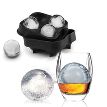 Load image into Gallery viewer, Whiskey Ice Cube Maker Ball Mold Mould Brick Round Bar Accessiories High Quality Black Color Ice Mold Kitchen Tools
