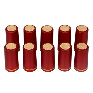 10pcs/lot Wine Bottle Cover Wine Bottle Seal Barware Accessories PVC Heat Shrink Cap Bar Party Supplies for Home Brewing