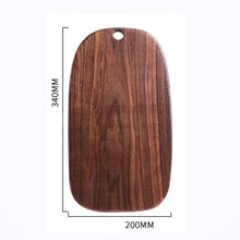 Load image into Gallery viewer, Black Walnut Whole Wood Kitchen Solid Wood Rootstock Fruit Cutting Board Lacquerless
