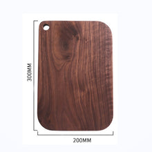 Load image into Gallery viewer, Black Walnut Whole Wood Kitchen Solid Wood Rootstock Fruit Cutting Board Lacquerless
