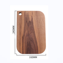 Load image into Gallery viewer, Black Walnut Whole Wood Kitchen Solid Wood Rootstock Fruit Cutting Board Lacquerless
