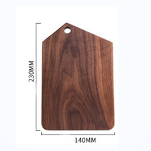 Load image into Gallery viewer, Black Walnut Whole Wood Kitchen Solid Wood Rootstock Fruit Cutting Board Lacquerless
