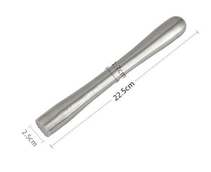 Bar Cocktail Muddler Mojito Stainless Steel Bar Mixer Barware DIY Drink Fruit Muddler Crushed Ice Barware Bar Tool