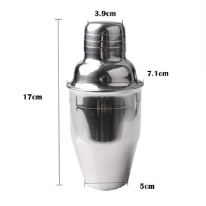 1pcs (250ml / 350ml / ) Stainless Steel Food Grade Wine Shaker Cocktail Martini Mixer for Barware Bar Party Drink Home Wholesale